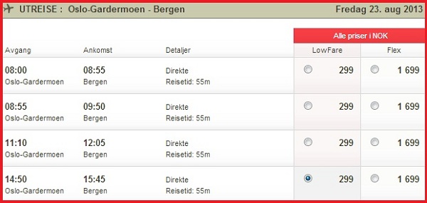 Rutetabell Norwegian Oslo - Bergen.jpg